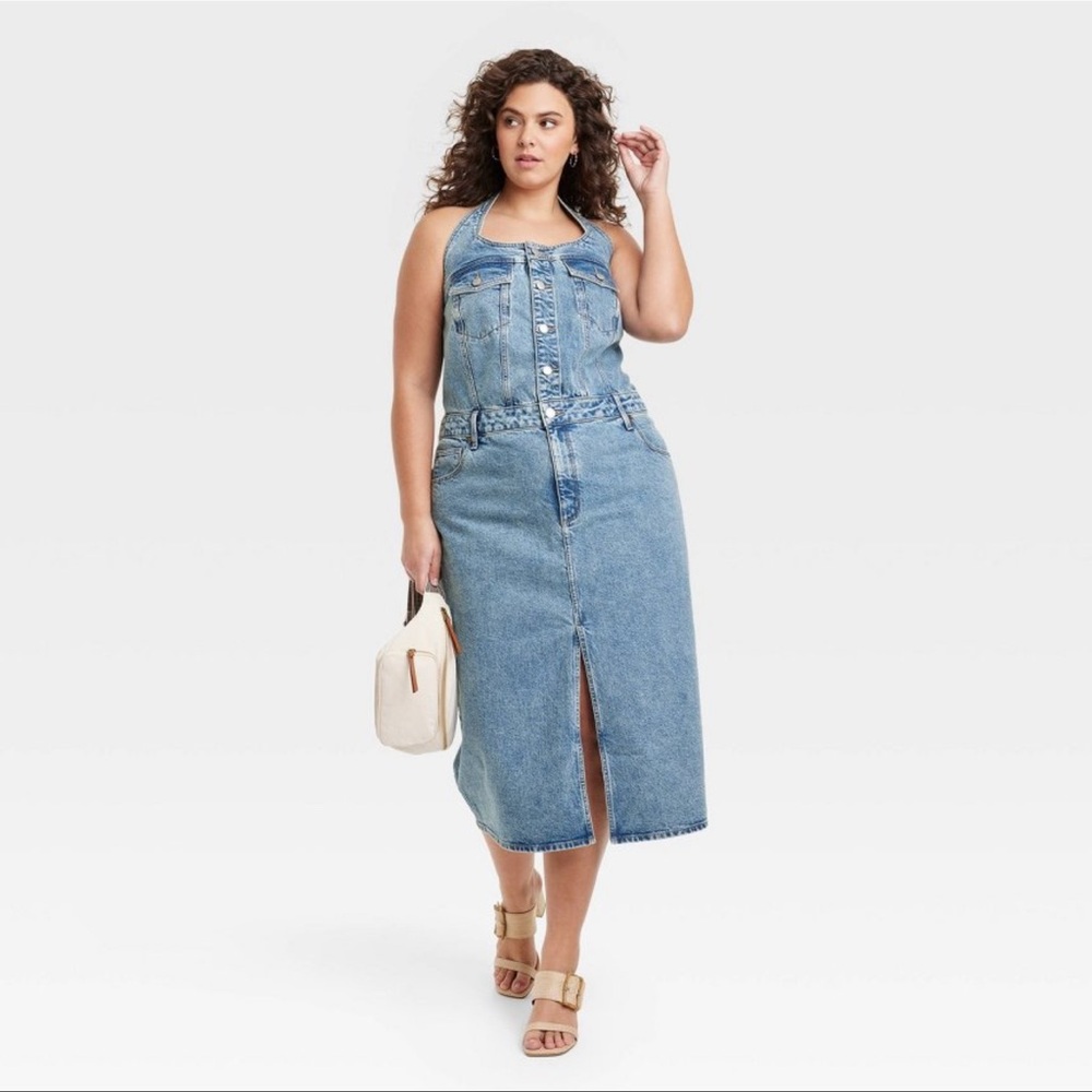 Denim Midi Dress - Universal Thread Target 17